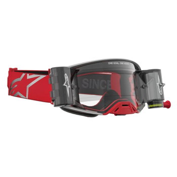Alpinestars Alpinestars Supertech Firma Roll Off Goggles Red Silver Clear