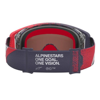 Alpinestars Alpinestars Supertech Hiten Goggles Black Red Mirror Silver