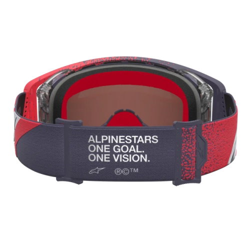 Alpinestars Alpinestars Supertech Hiten Goggles Black Red Mirror Silver