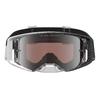Alpinestars Alpinestars Supertech Hiten Goggles White Black Mirror Silver