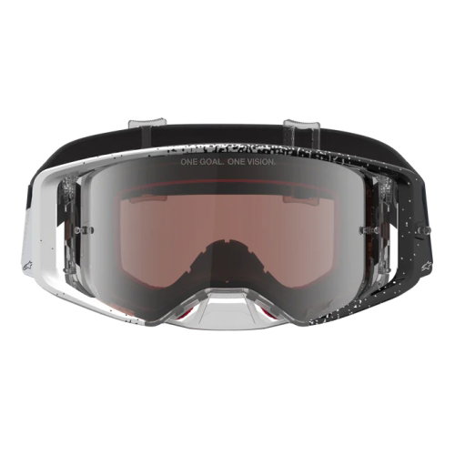 Alpinestars Alpinestars Supertech Hiten Goggles White Black Mirror Silver