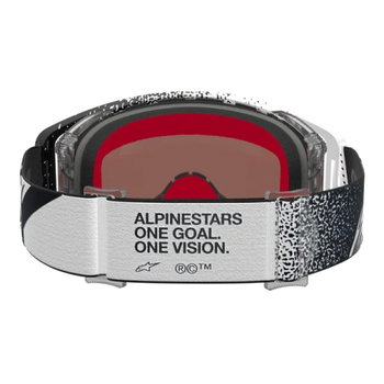 Alpinestars Alpinestars Supertech Hiten Goggles White Black Mirror Silver