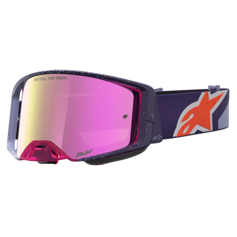 Supertech Hiten Goggles Purple Red Mirror Pink