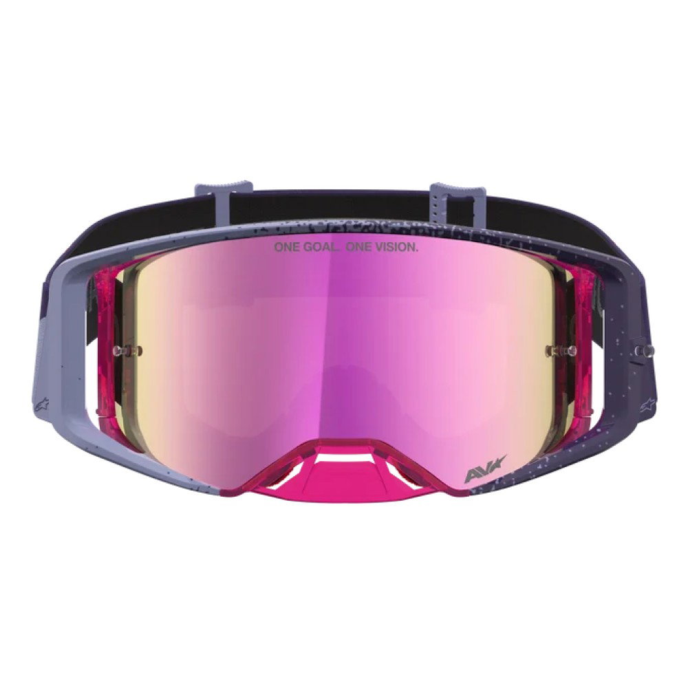 Supertech Hiten Goggles Purple Red Mirror Pink