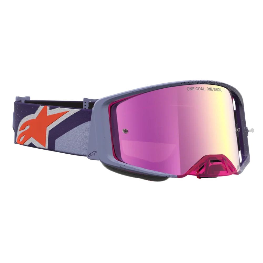 Supertech Hiten Goggles Purple Red Mirror Pink