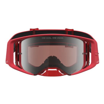Alpinestars Alpinestars Supertech Vesta Goggles Red Fluo Chrome Mirror Silver