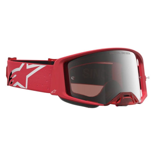 Alpinestars Alpinestars Supertech Vesta Goggles Red Fluo Chrome Mirror Silver