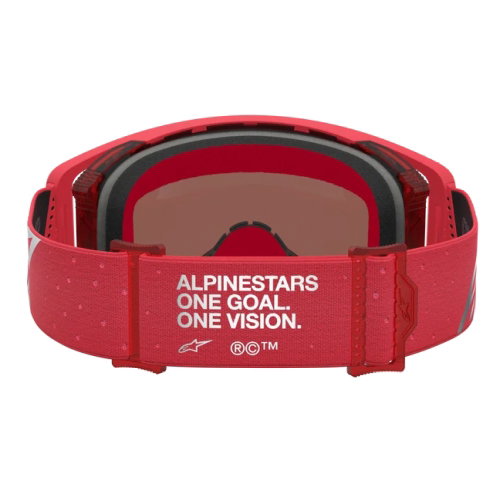 Alpinestars Alpinestars Supertech Vesta Goggles Red Fluo Chrome Mirror Silver