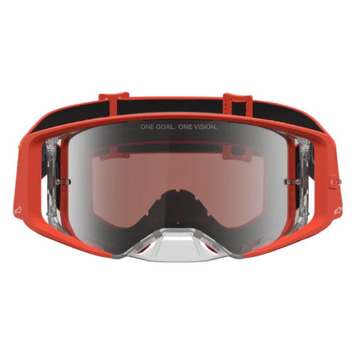 Alpinestars Alpinestars Supertech Vesta Goggles Orange Silver Mirror Silver