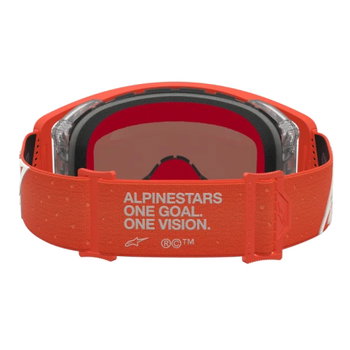 Alpinestars Alpinestars Supertech Vesta Goggles Orange Silver Mirror Silver