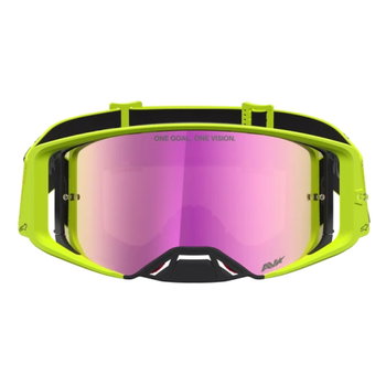 Alpinestars Alpinestars Supertech Vesta Goggles Yellow Fluo Black Mirror Red