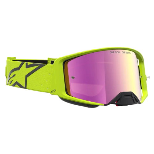 Alpinestars Alpinestars Supertech Vesta Goggles Yellow Fluo Black Mirror Red