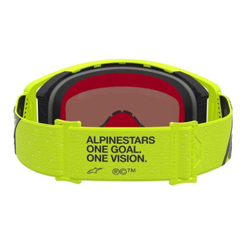 Alpinestars Alpinestars Supertech Vesta Goggles Yellow Fluo Black Mirror Red