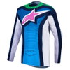 Alpinestars Alpinestars Techstar Maven Jersey White Blithe Blue Green Fluo - Thumbnail 1