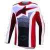 Alpinestars Alpinestars Techstar Maven Jersey Fire Red White Lavender Black - Thumbnail 1