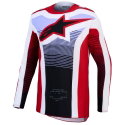 Techstar Maven Jersey Fire Red White Lavender Black