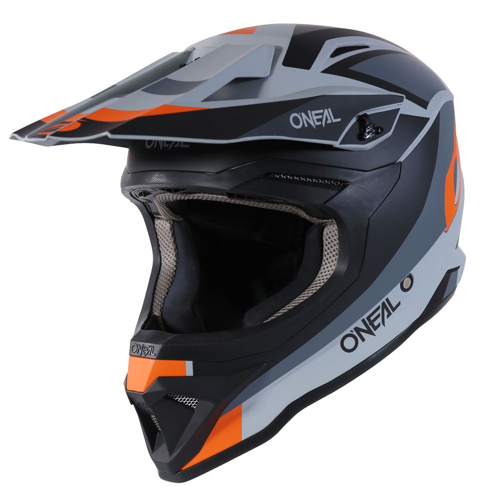 1SRS Stream Helmet Black Orange
