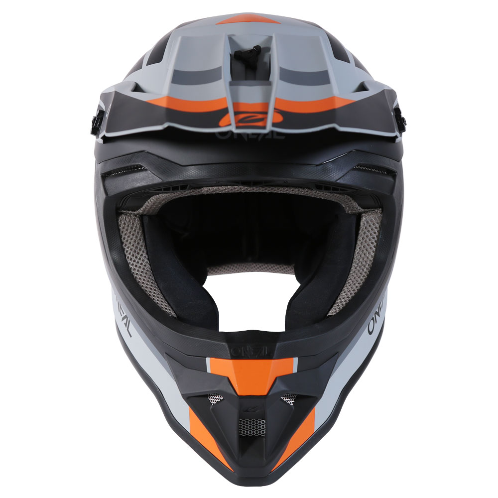 1SRS Stream Helmet Black Orange