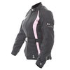 Frank Thomas FTW332 Evie Ladies Black Pink Textile Motorcycle Jacket Side                                                                                                                                                                                      