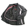 Frank Thomas FTW332 Evie Ladies Black Pink Textile Motorcycle Jacket Inside                                                                                                                                                                                    