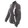 Frank Thomas FTW332 Evie Ladies Black White Waterproof Textile Motorcycle Jacket Side                                                                                                                                                                          