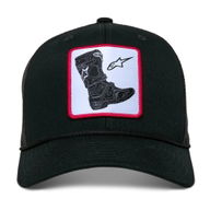 Booted Trucker Hat Black Black
