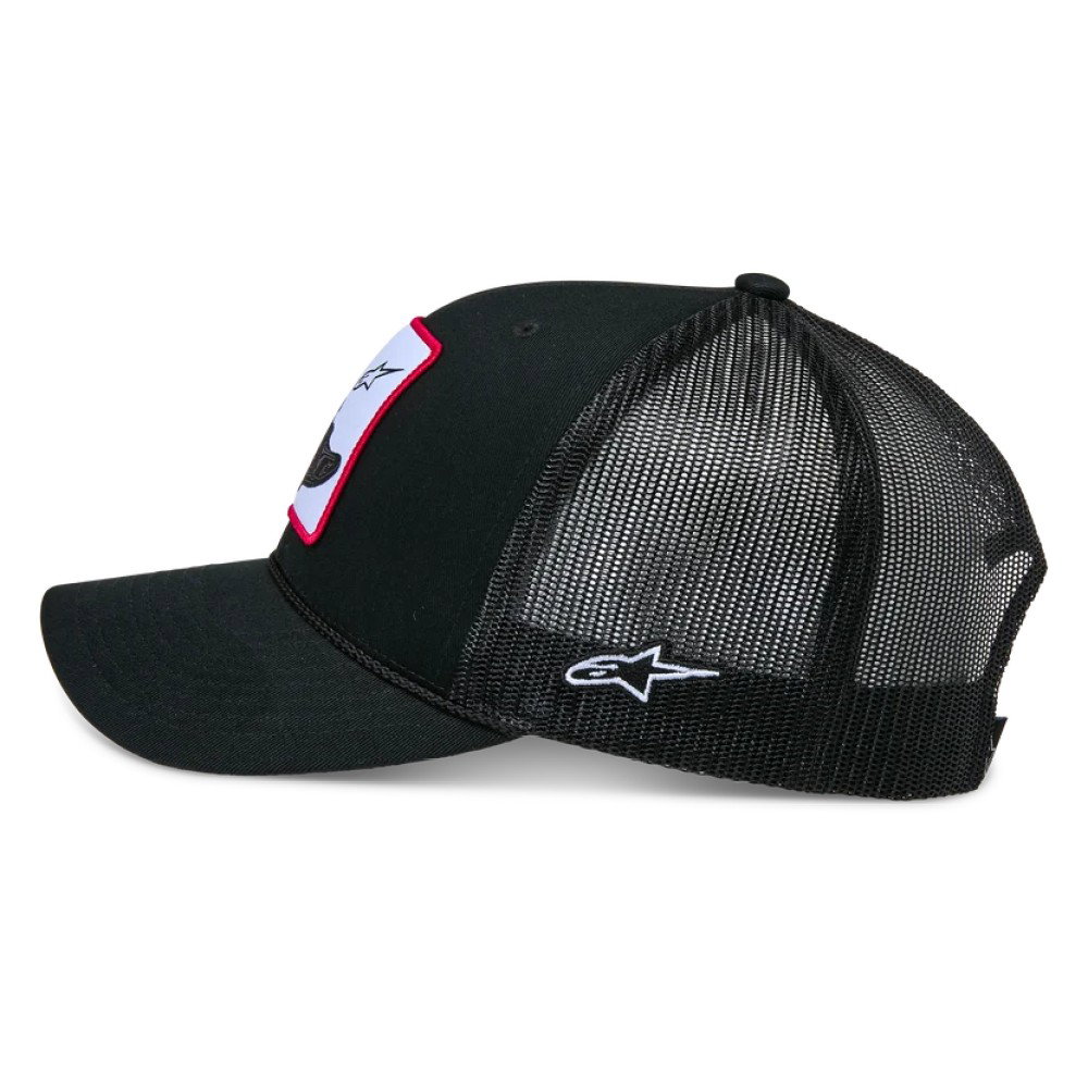 Booted Trucker Hat Black Black