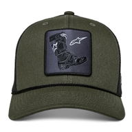 Booted Trucker Hat Military Black