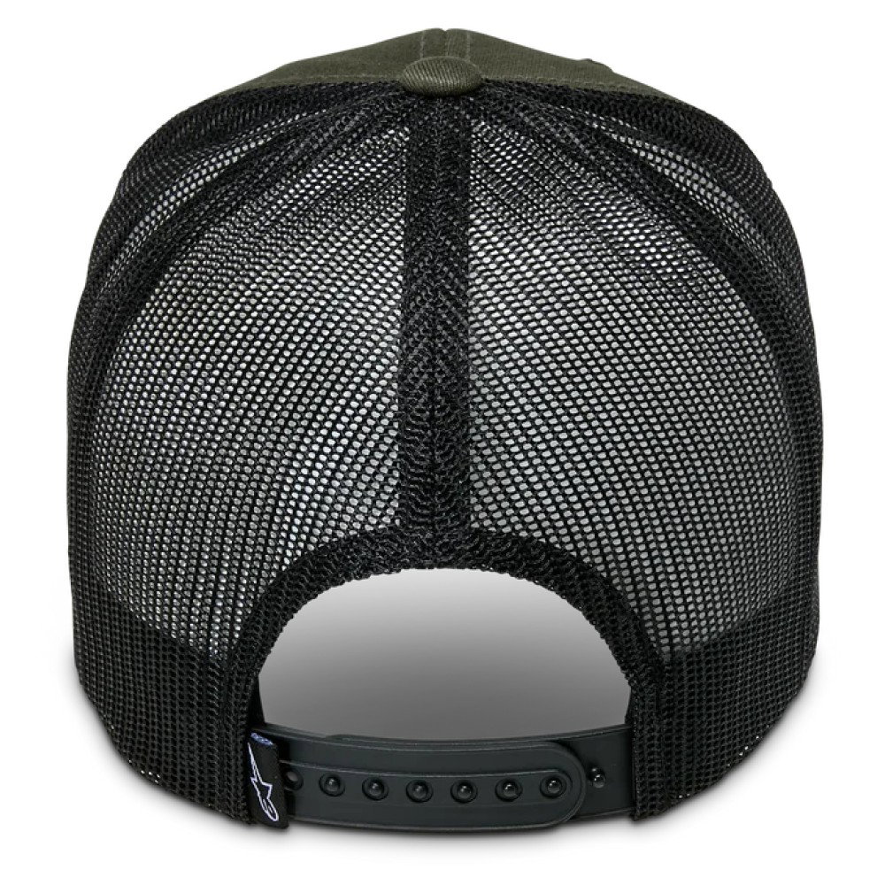 Booted Trucker Hat Military Black