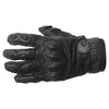 BKS Evolution Pro Short Black Motorcycle Glove Back                                                                                                                                                                                                            