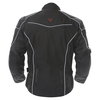 Frank Thomas FTW340 Xti 2 Sport Mens Black Textile Motorcycle Jacket Back                                                                                                                                                                                      