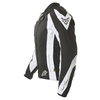 Frank Thomas FTW343 Venus Sport Ladies Black White Textile Motorcycle Jacket Side                                                                                                                                                                              