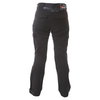 Red Route 007 Ladies Black Motorcycle Cargo Jeans Rear                                                                                                                                                                                                         