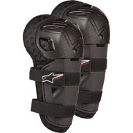 Kids Bionic Action Kickstart Knee Guards Black Red