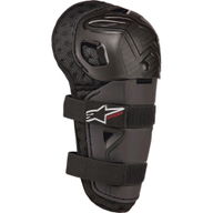 Kids Bionic Action Kickstart Knee Guards Black Red