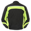 Frank Thomas VIZ002 Dri-VIZ Mens Black Fluo Yellow Textile Motorcycle Jacket Back                                                                                                                                                                              
