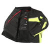 Frank Thomas VIZ002 Dri-VIZ Mens Black Fluo Yellow Textile Motorcycle Jacket Inside                                                                                                                                                                            