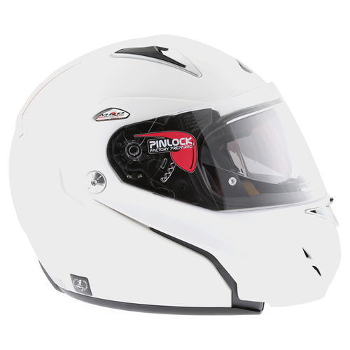 Nitro F341-VN White Helmet Right Side                                                                                                                                                                                                                          