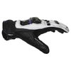 Dainese 4-Stroke White Blue Black Motorcycle Gloves Thumb side                                                                                                                                                                                                 