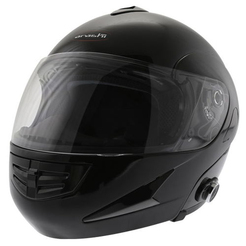Arashi AH4192 888 Black Helmet Front Left                                                                                                                                                                                                                      
