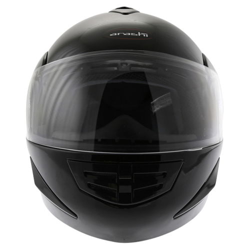 Arashi AH4192 888 Black Helmet Front                                                                                                                                                                                                                           