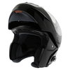 Arashi AH4192 888 Black Helmet Flip Open                                                                                                                                                                                                                       