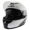 HJC FS-11 Emblem White Helmet Open With Sun Visor                                                                                                                                                                                                              