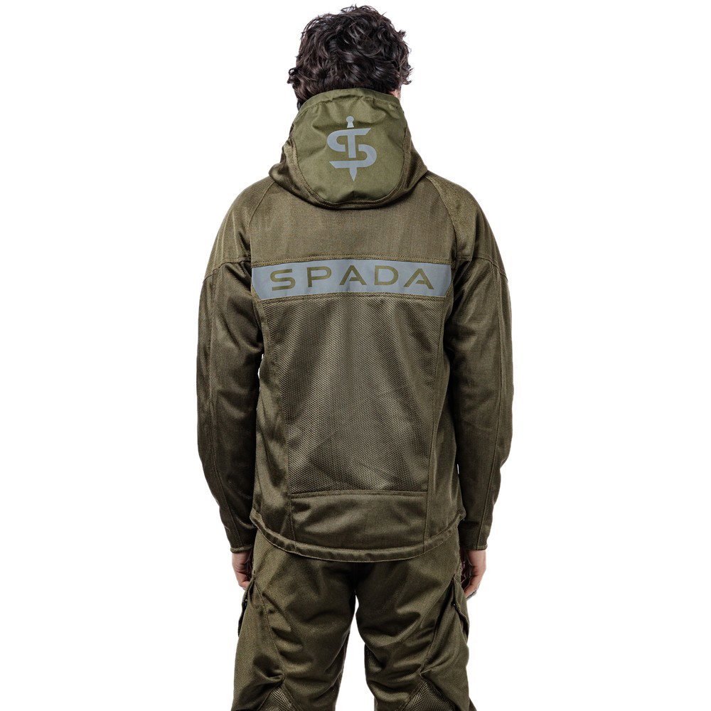 Hooded Air CE Jacket Olive Green