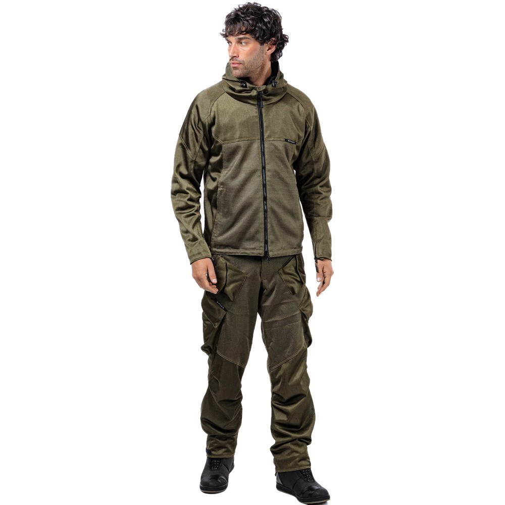 Hooded Air CE Jacket Olive Green