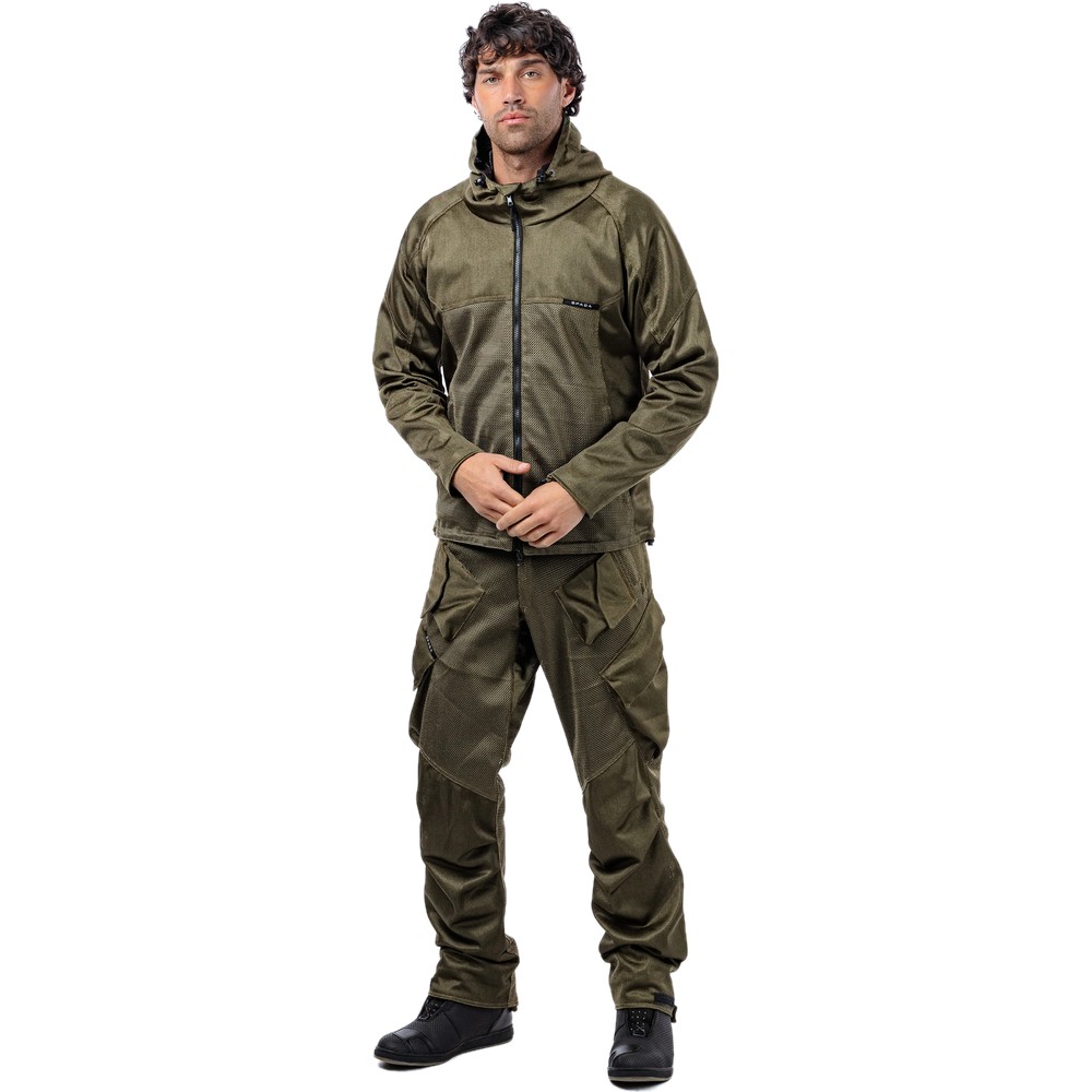 Hooded Air CE Jacket Olive Green