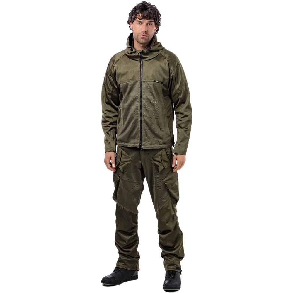 Hooded Air CE Jacket Olive Green