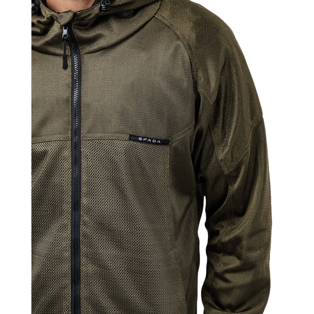 Hooded Air CE Jacket Olive Green