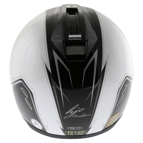 HJC FS-11 Emblem White Helmet Back                                                                                                                                                                                                                             