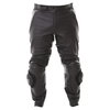 Dainese Alien Black Leather Motorcycle Jeans Front                                                                                                                                                                                                             